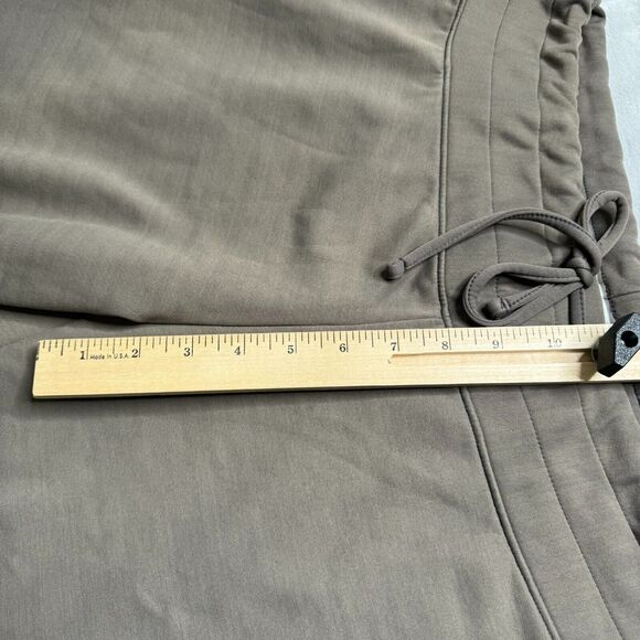 Columbia Titanium Crop Pants Womens XL Brown Fleece Lined Mid Rise Drawstring - Picture 11 of 15